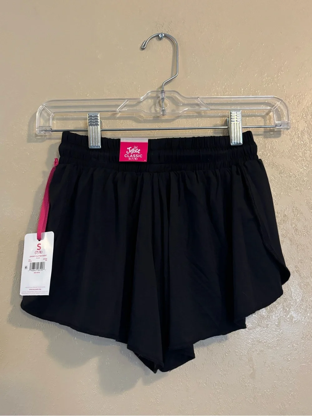 NWT Justice *Bundle of 2* girls Pacman swimsuit and Flutter shorts sz 7/8